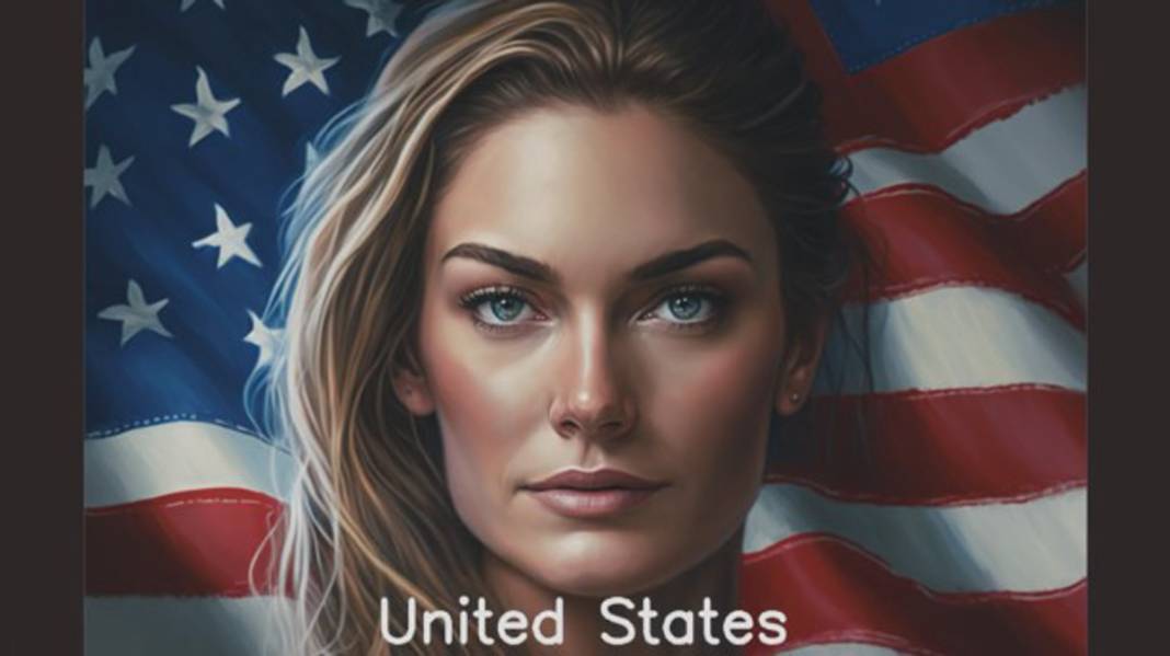 Yapay zekaya "Ülkeler güzel kadınlar olsaydı nasıl görünürlerdi?" diye sordular; işte sonuç! 4